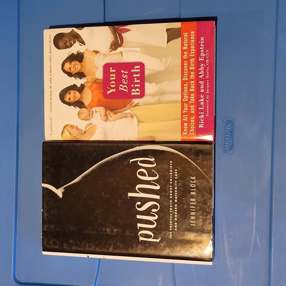 Bundle natural birth books (Pushed and Your Best Birth)